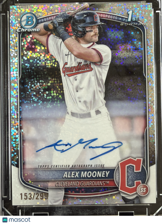 2024 Bowman Chrome Alex Mooney #CPA-AM Speckle Refractor /299