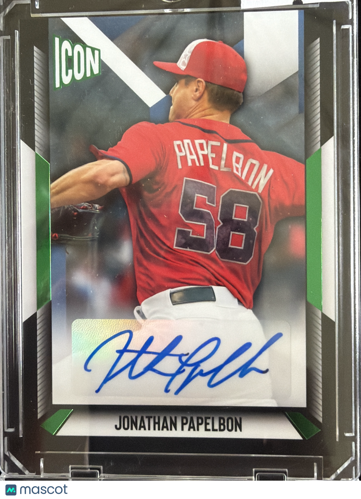 2025 Pulse Drift Icon Jonathan Papelbon #IC-JP Green /30