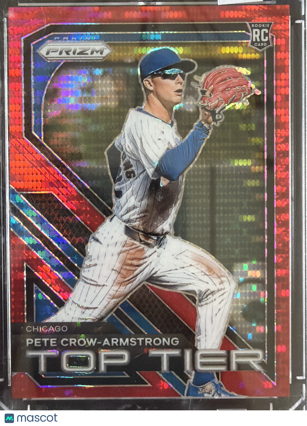 2024 Panini Prizm Top Tier Pete Crow-Armstrong #17 Red RC