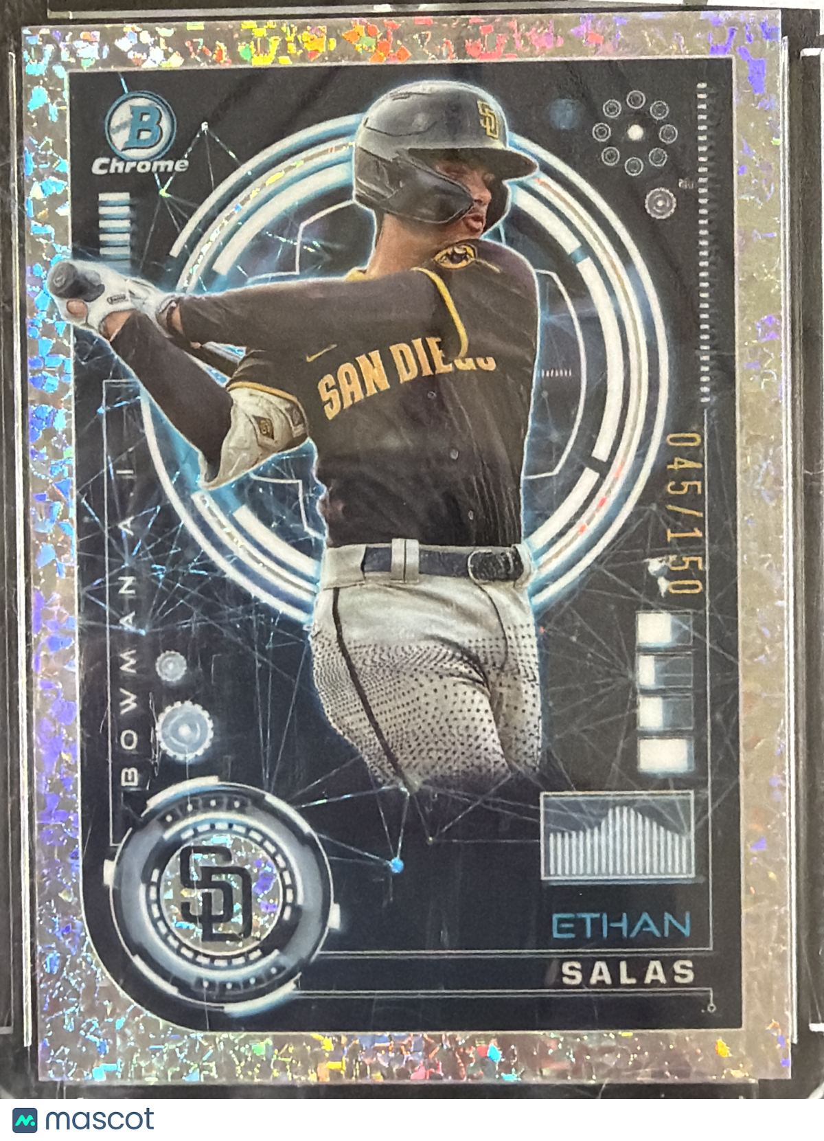 2024 Bowman Chrome Bowman AI Ethan Salas #BAI-14 Speckle Refractor /150