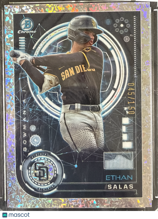 2024 Bowman Chrome Bowman AI Ethan Salas #BAI-14 Speckle Refractor /150
