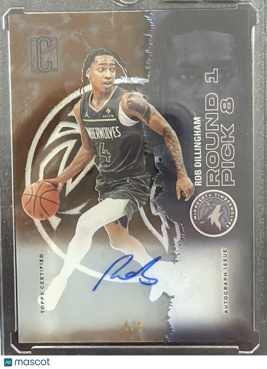2026 Topps Signature Basketball Rob Dillingham #CCA-RD Crystal Clear Autograph