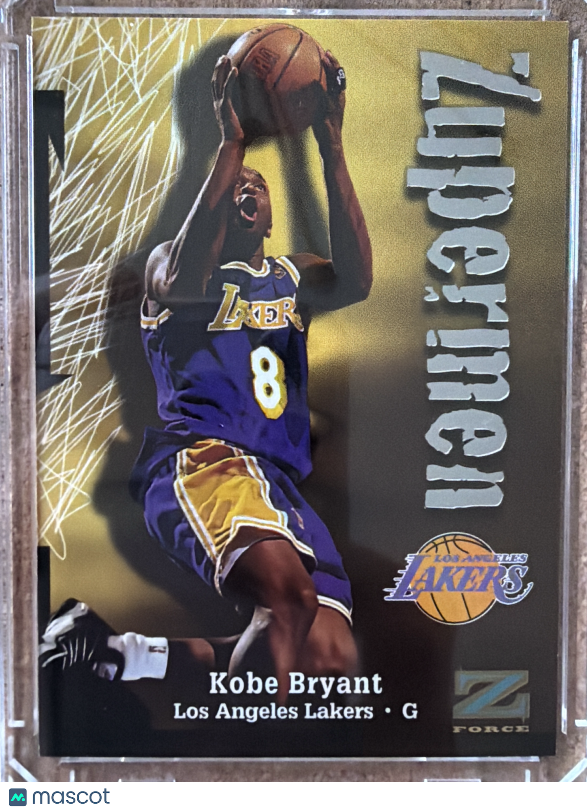 1998 SkyBox Z-Force Zupermen Kobe Bryant #195