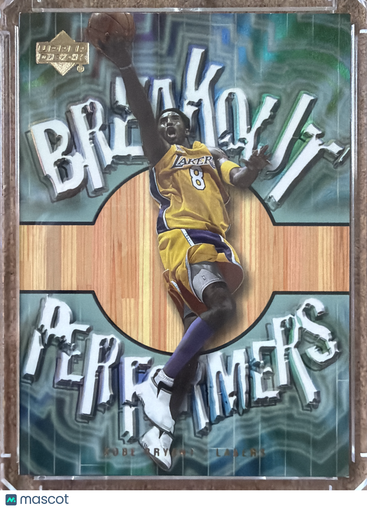 2002 Upper Deck Breakout Performers Kobe Bryant #BP8