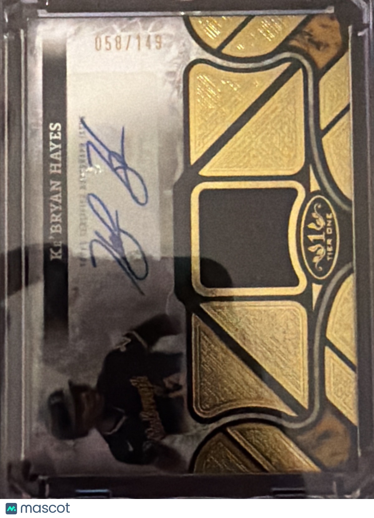 2025 Topps Tier One Ke'Bryan Hayes #AT1R-KH /149 Relic Memorabilia