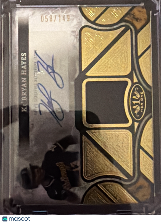 2025 Topps Tier One Ke'Bryan Hayes #AT1R-KH /149 Relic Memorabilia
