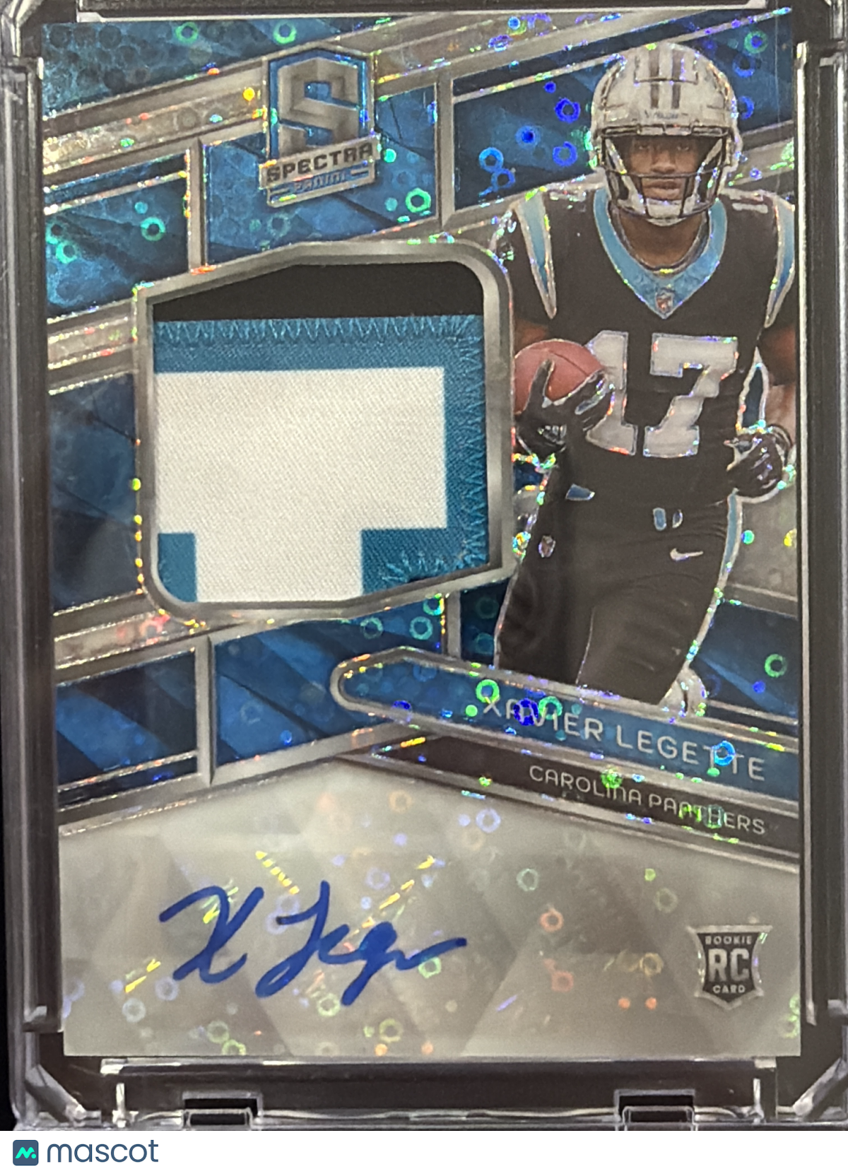 2024 Panini Spectra Prizm Xavier Legette #207 /50 Patch RC
