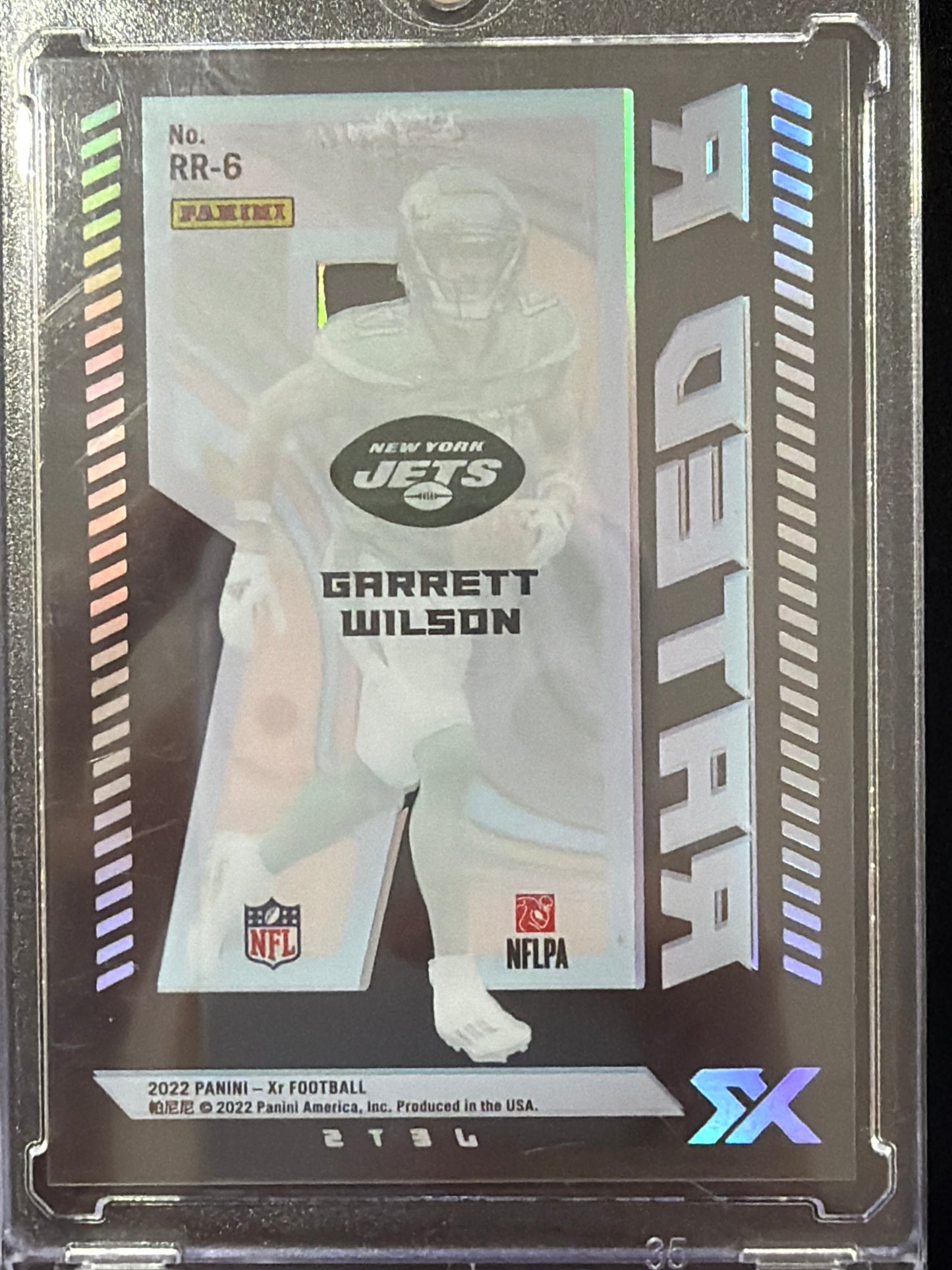 2022 Panini XR Rated Rookie Garrett Wilson #RR-6