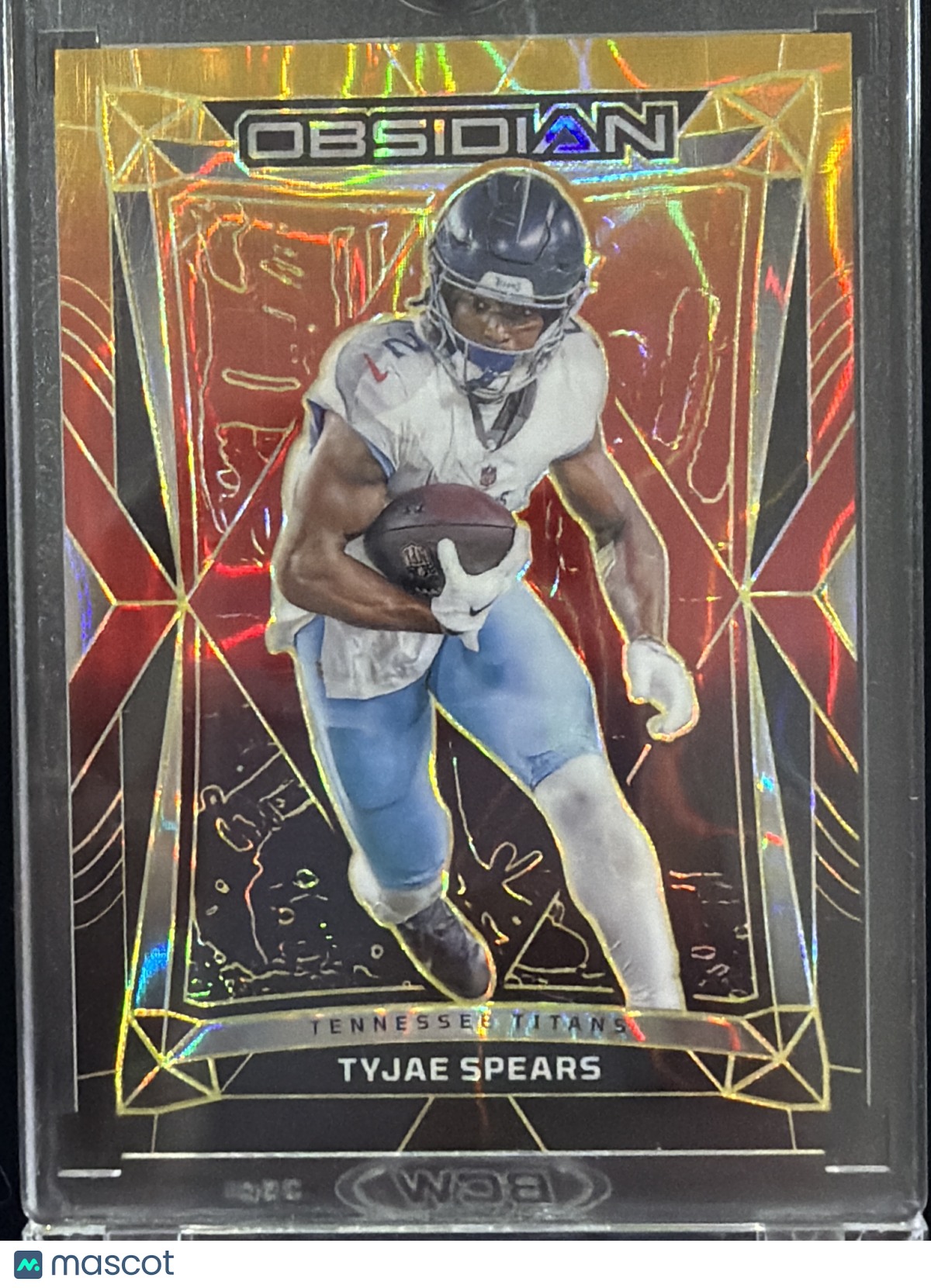 2025 Panini Obsidian Tyjae Spears #191 Orange Etch /14