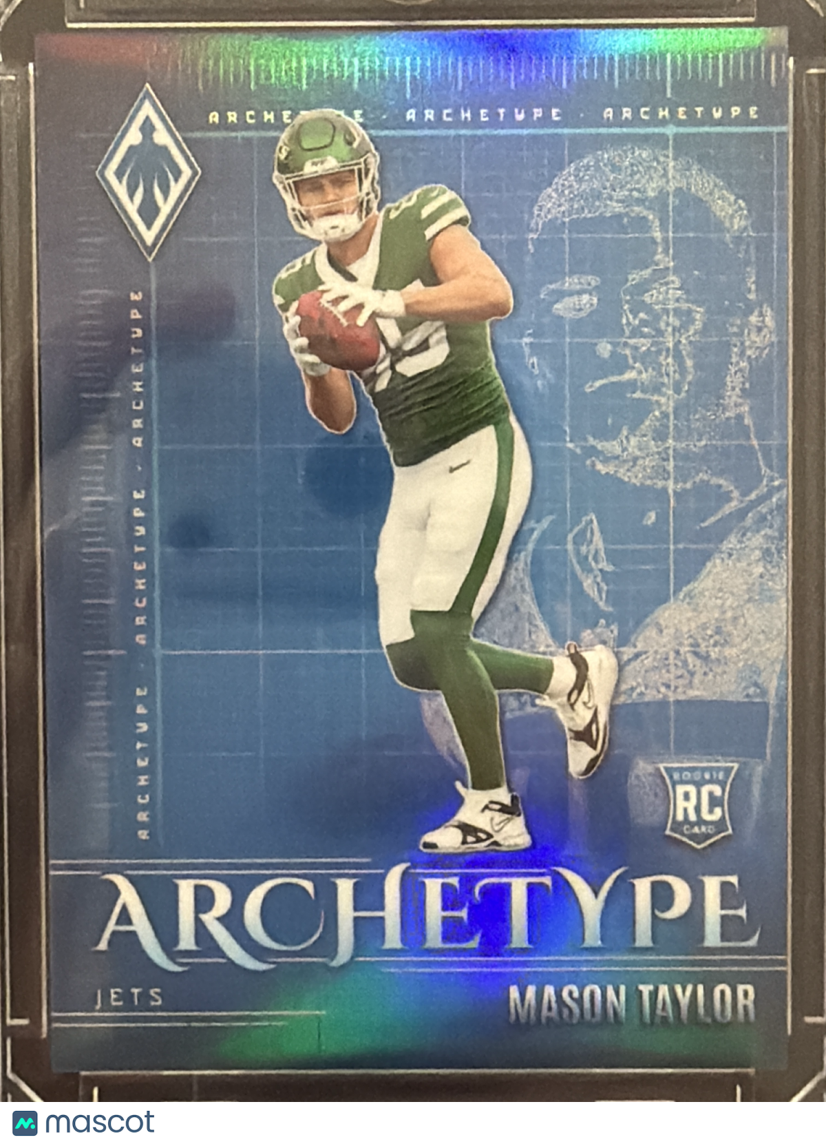 2025 Panini Phoenix Archetype Mason Taylor #21 Blue RC