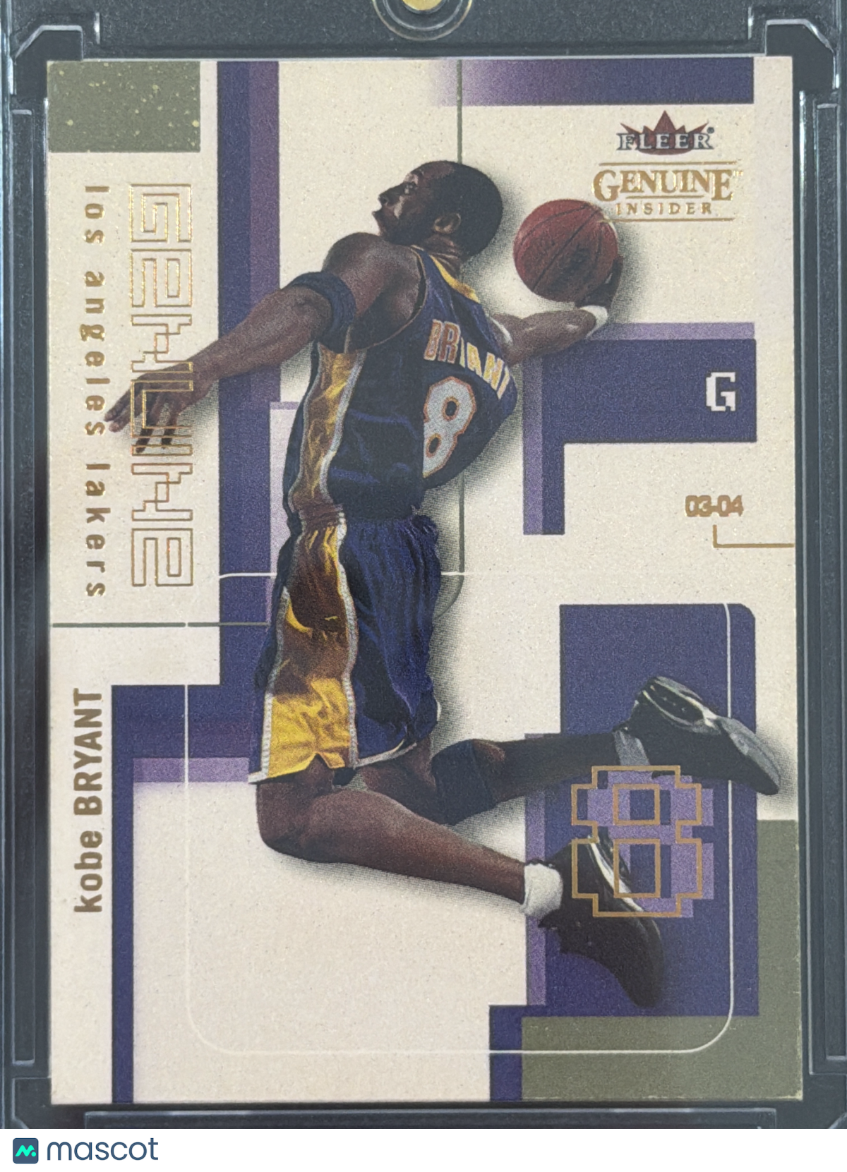 2004 Fleer Genuine Insider Kobe Bryant #22