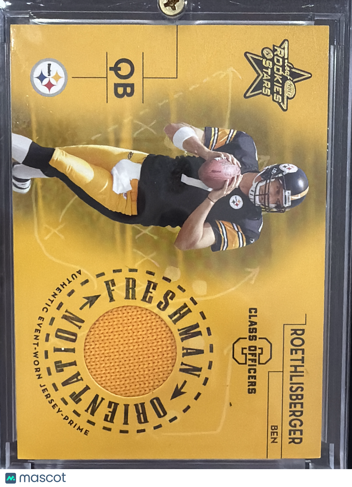 2004 Orientation Ben Roethlisberger #FO-10 Authentic Event-Worn Jersey-Prime