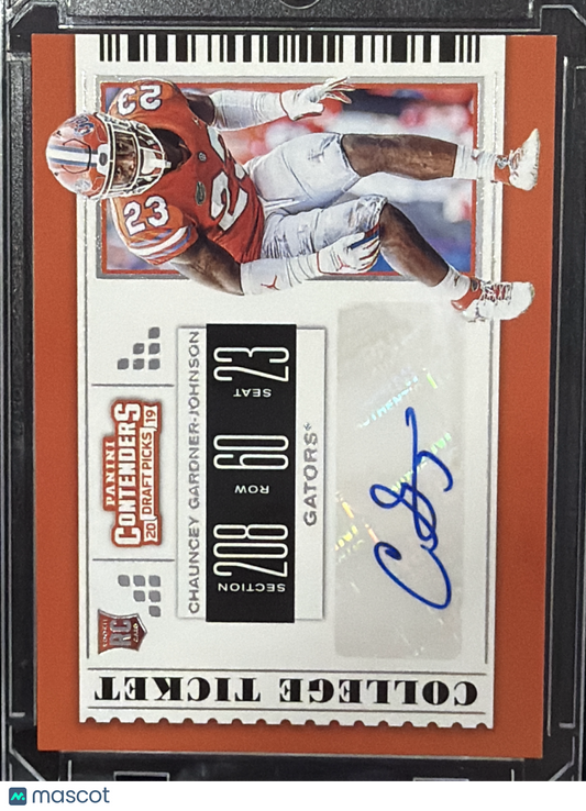 2019 Panini Contenders Draft Chauncey Gardner-Johnson #240 College Ticket RC