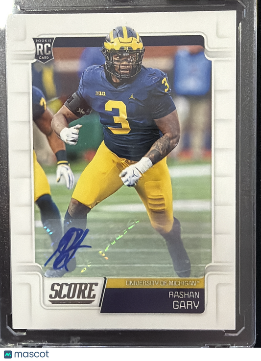 2019 Panini Score Rashan Gary #362 RC