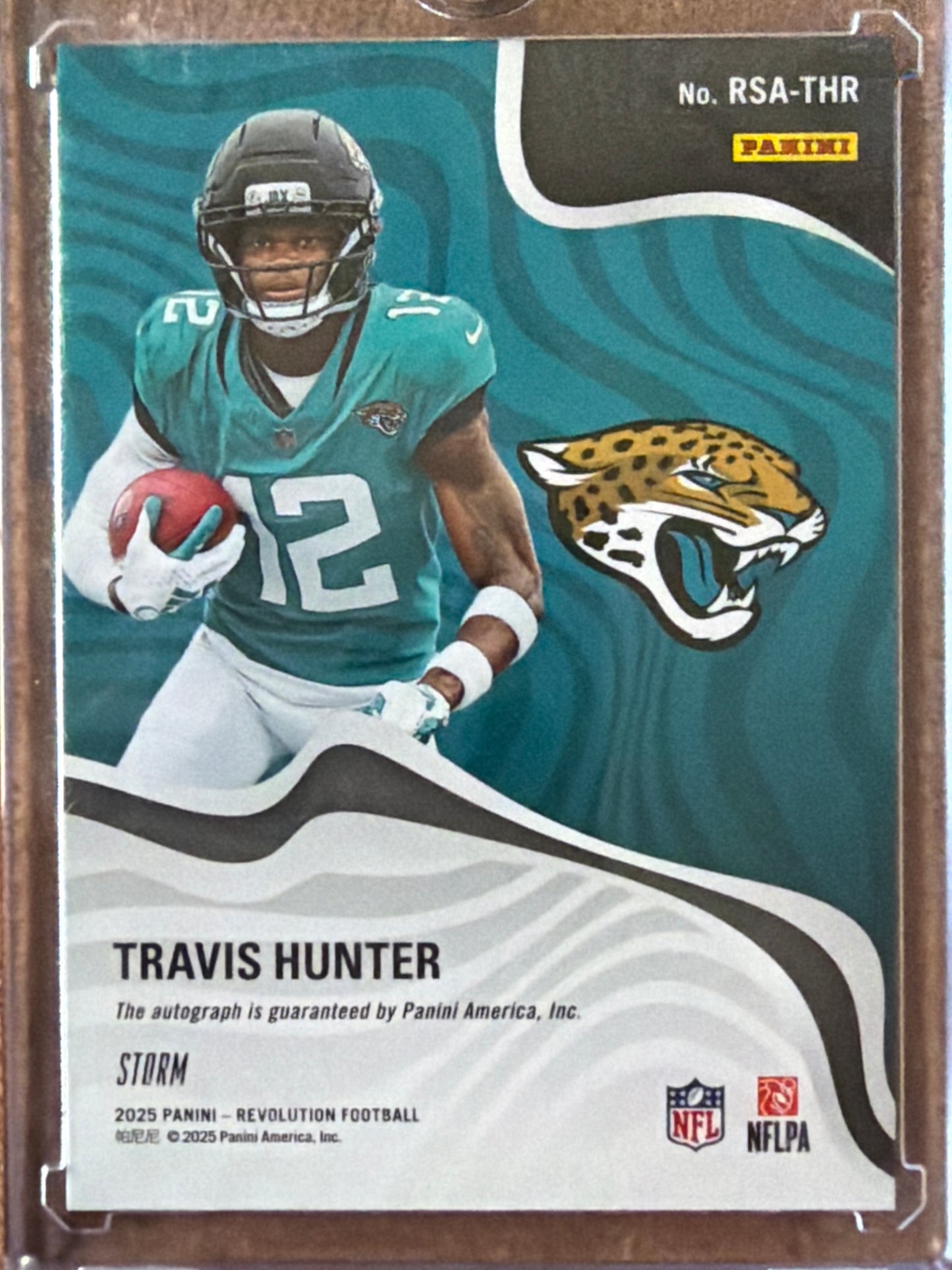 2025 Panini Revolution Football Travis Hunter #RSA-THR Storm RC