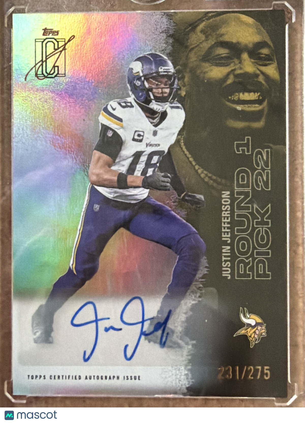 2020 Topps Signature Class Justin Jefferson #36 /275