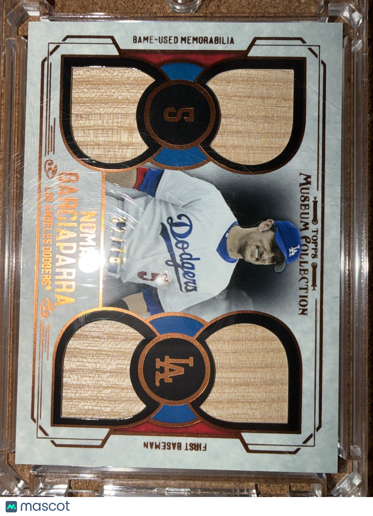 2015 Topps Garciaparra #PPQR-NG Patch Relics Game-Used Memorabilia Quad Relics