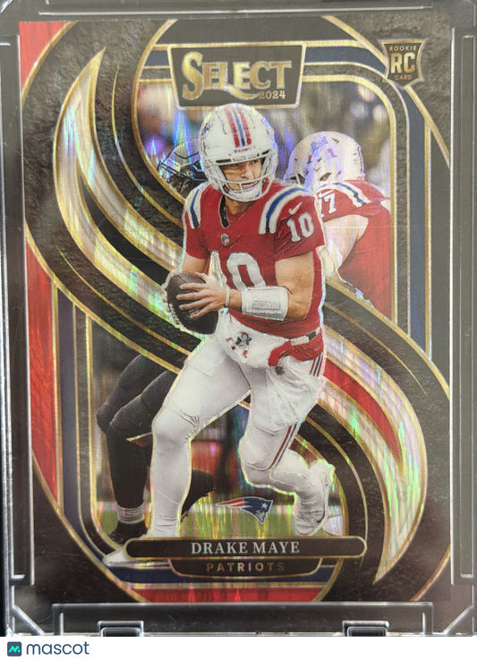 2025 Panini Select Football Premier Level Drake Maye #113 Prizm RC