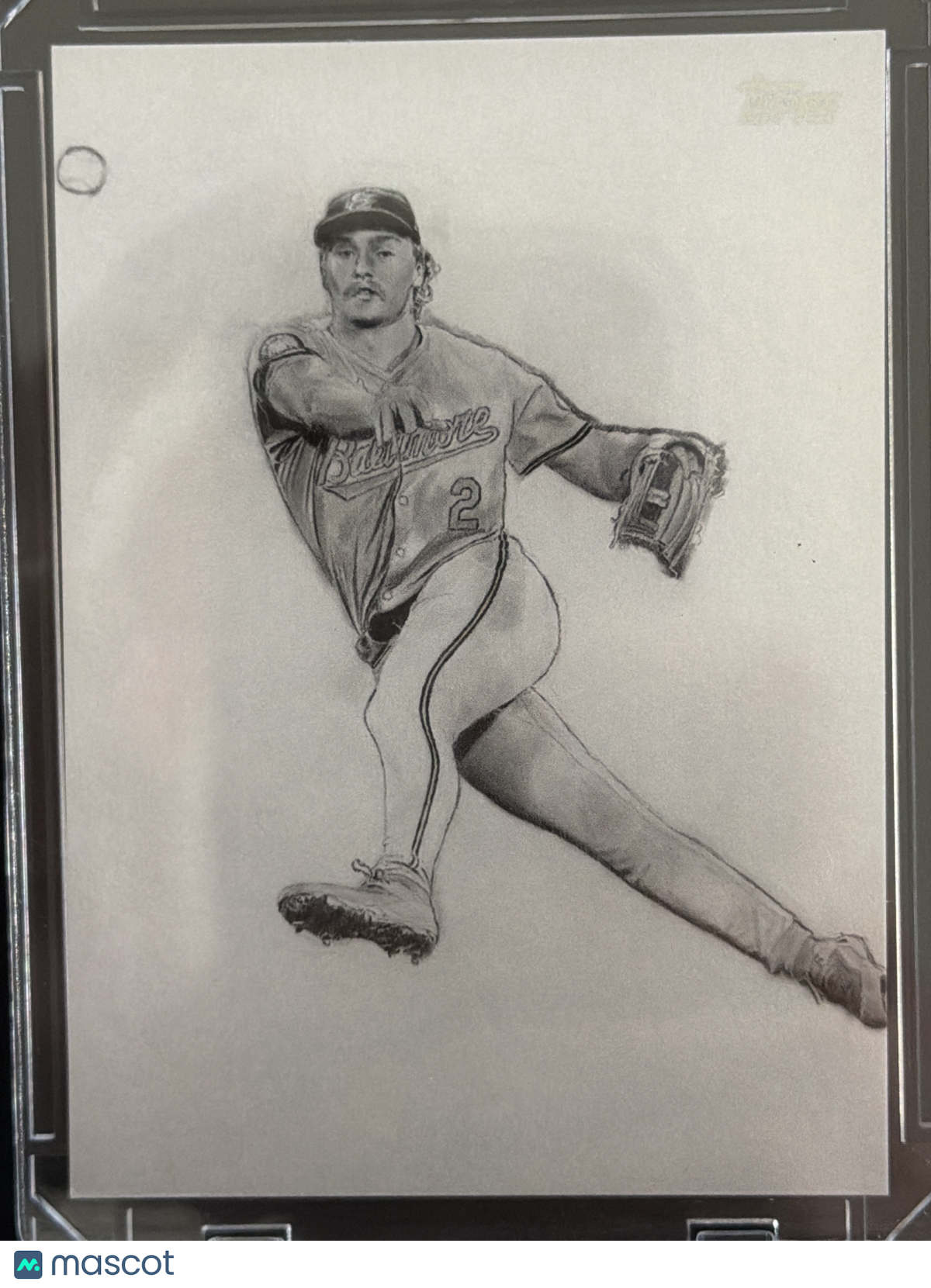2025 Topps Keegan Hall Art Gunnar Henderson #KHAC-17 Artwork by Keegan Hall