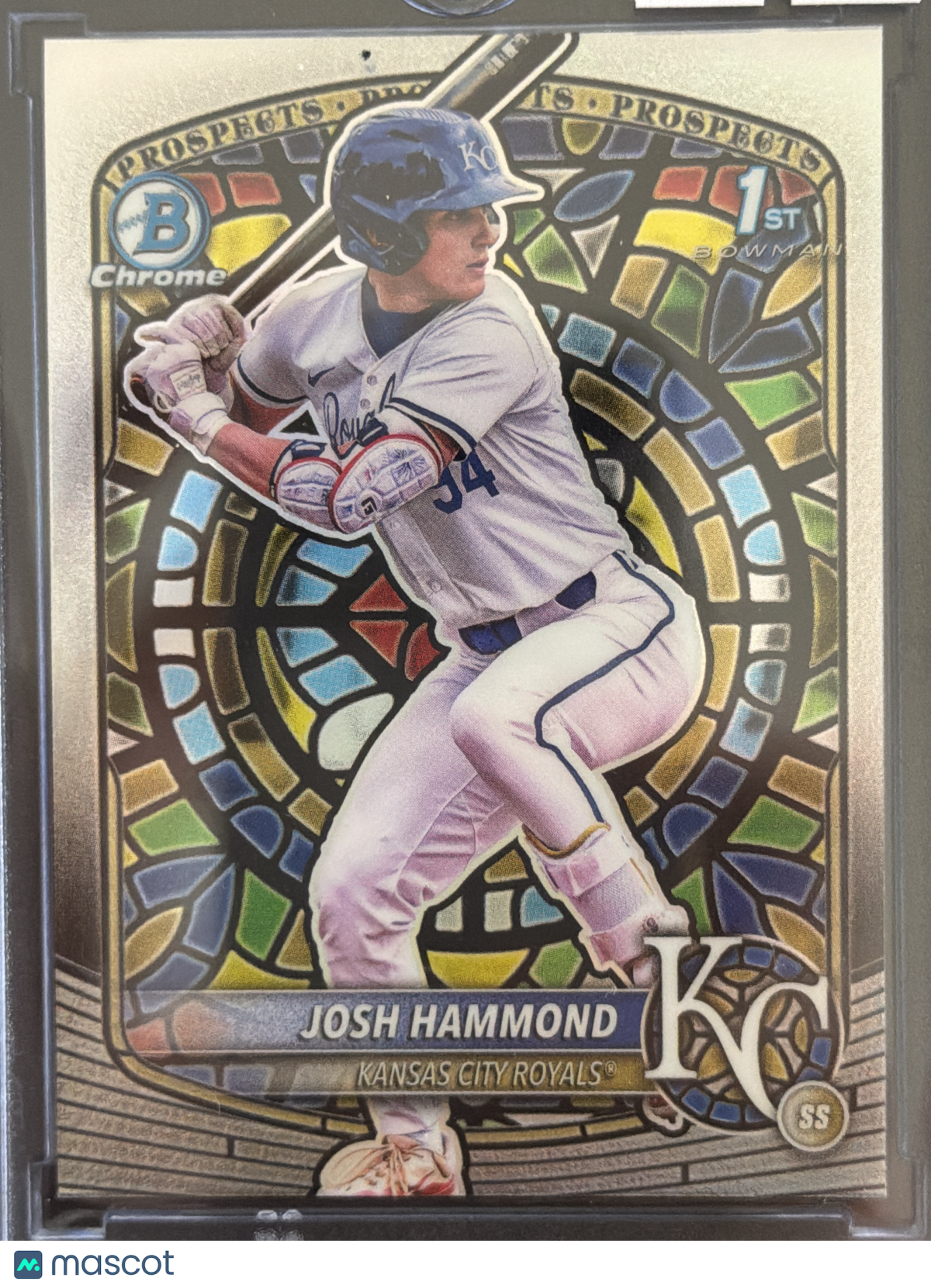 2025 Bowman Chrome Josh Hammond #BDC-185 Stained Glass