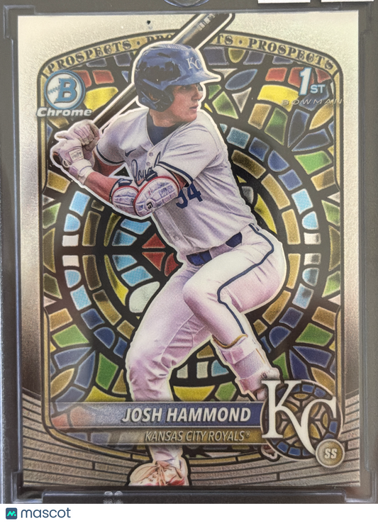2025 Bowman Chrome Josh Hammond #BDC-185 Stained Glass