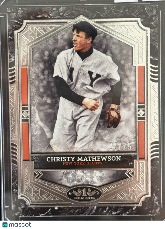 2025 Topps Tier One Christy Mathewson #9