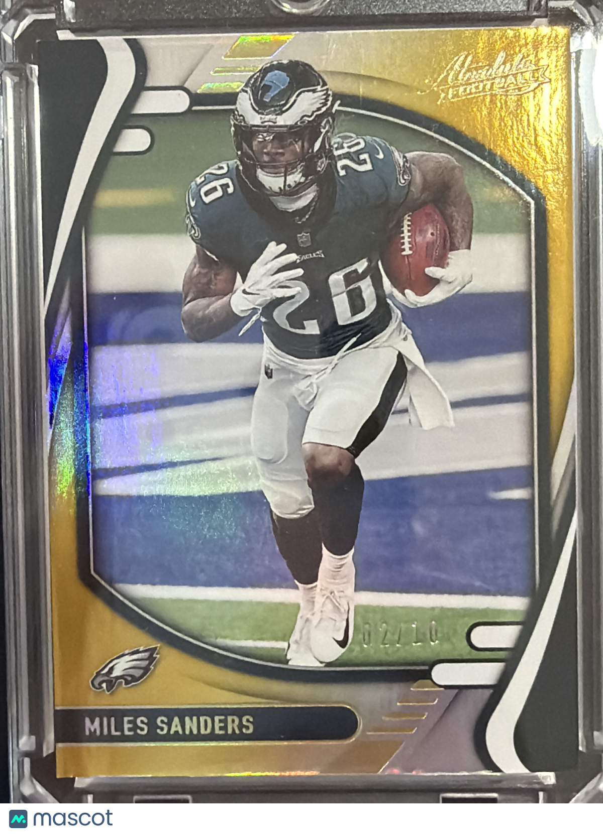 2021 Panini Absolute Football Miles Sanders #78 Gold /10