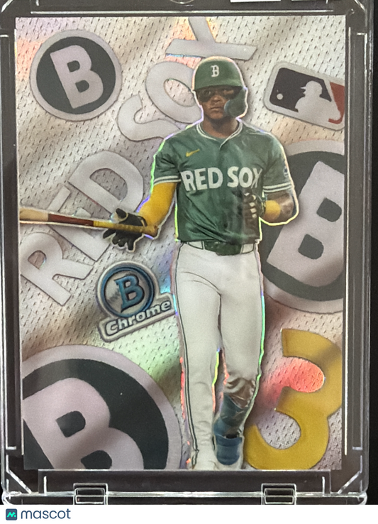 2026 Bowman Chrome Patchwork Ceddanne Rafaela #P-1 Refractor