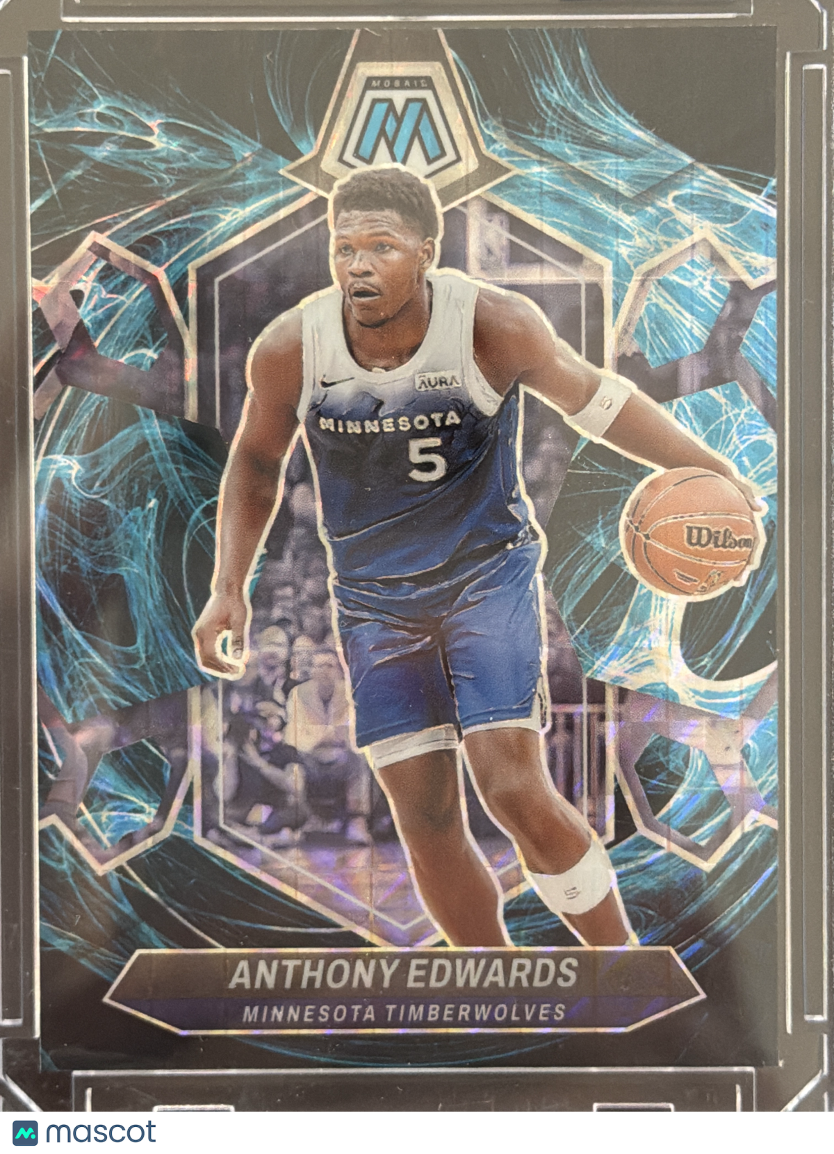 2024 Panini Mosaic Prizm Anthony Edwards #33 Storm
