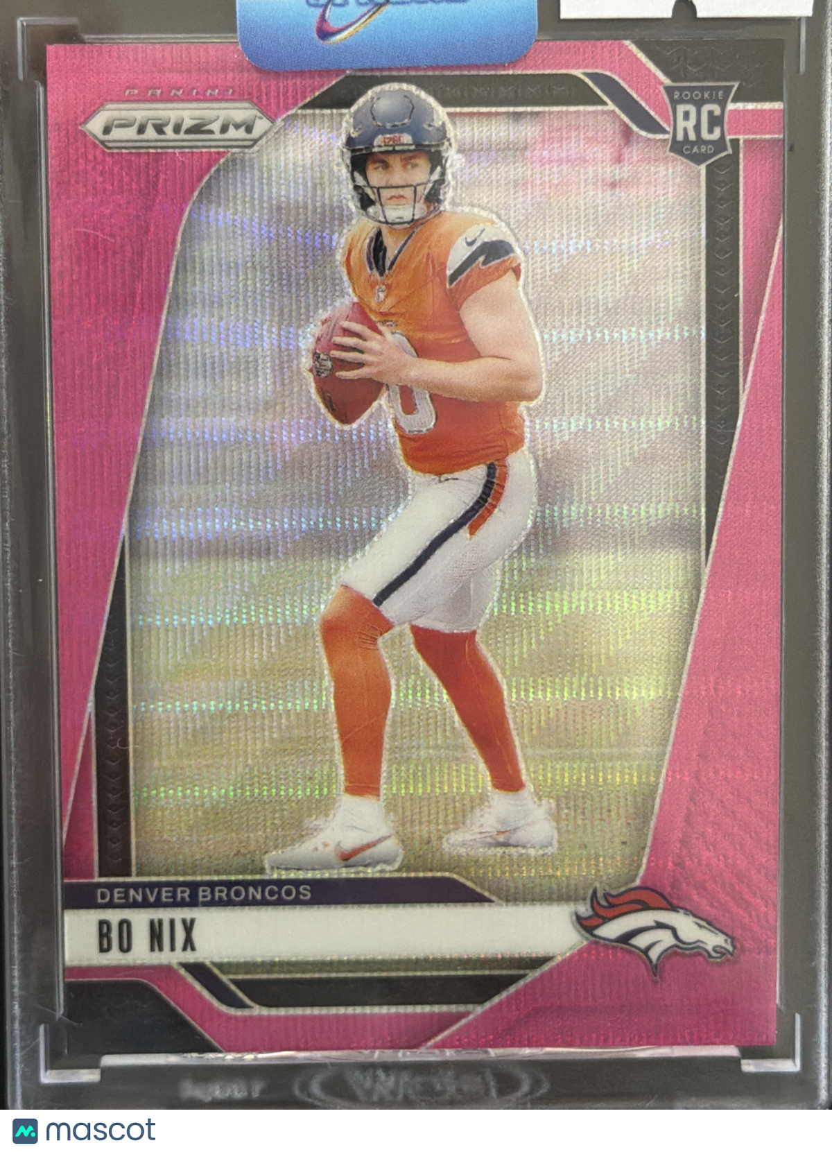 2024 Panini Prizm Football Bo Nix #309 Pink RC