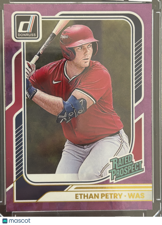 2026 Panini Donruss Baseball Ethan Petry #122 Purple /99