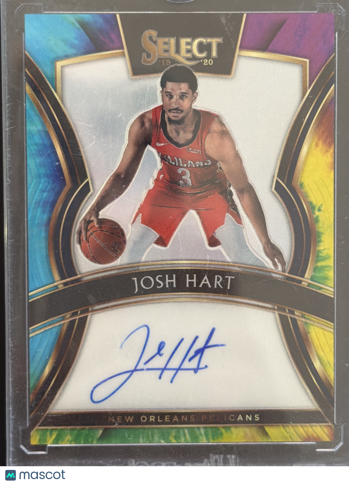 2020 Panini Select Prizm Josh Hart #SG-JHT Tie-Dye /25