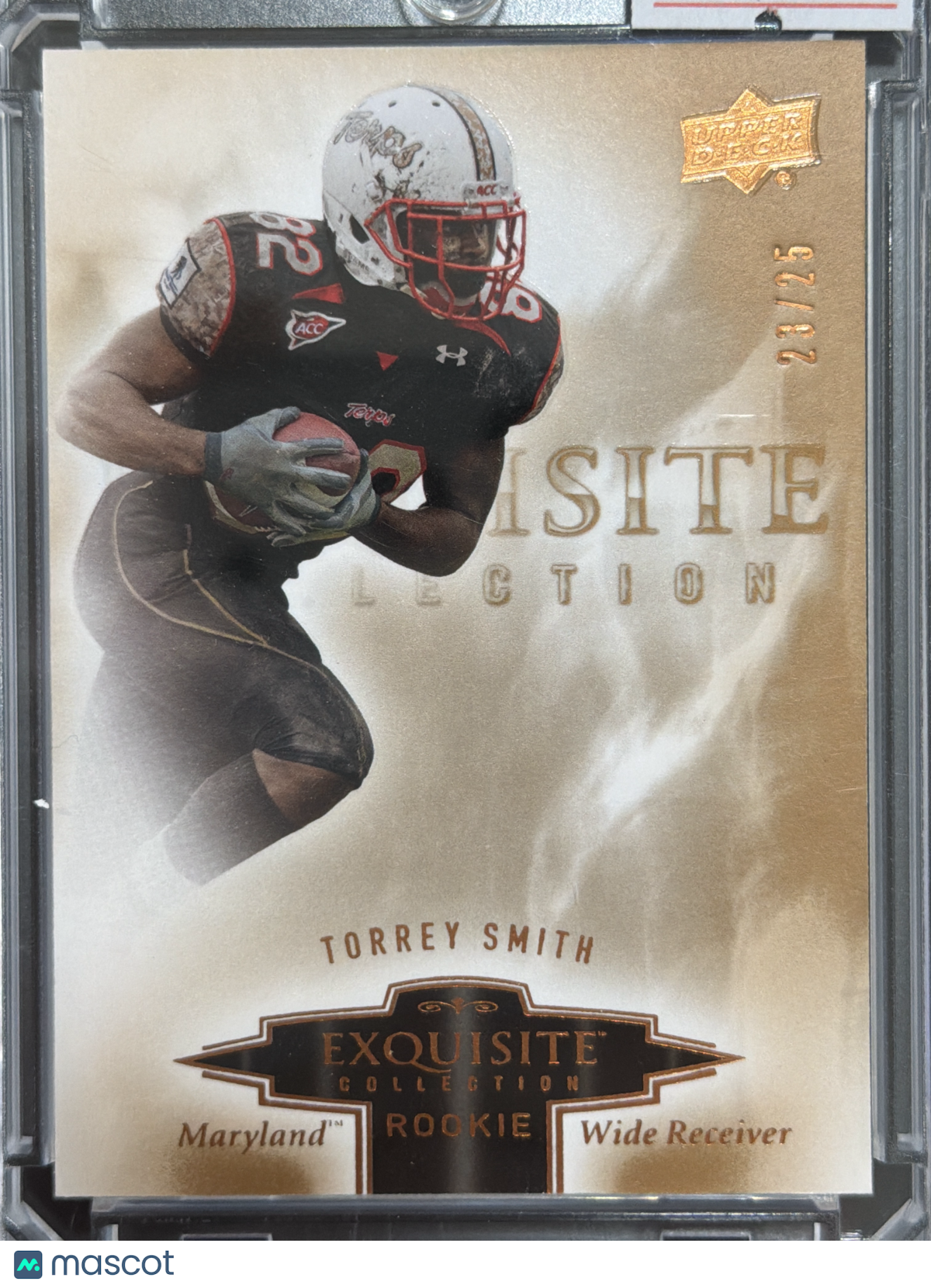 2010 Upper Deck Exquisite Collection Torrey Smith #ER-TS /25