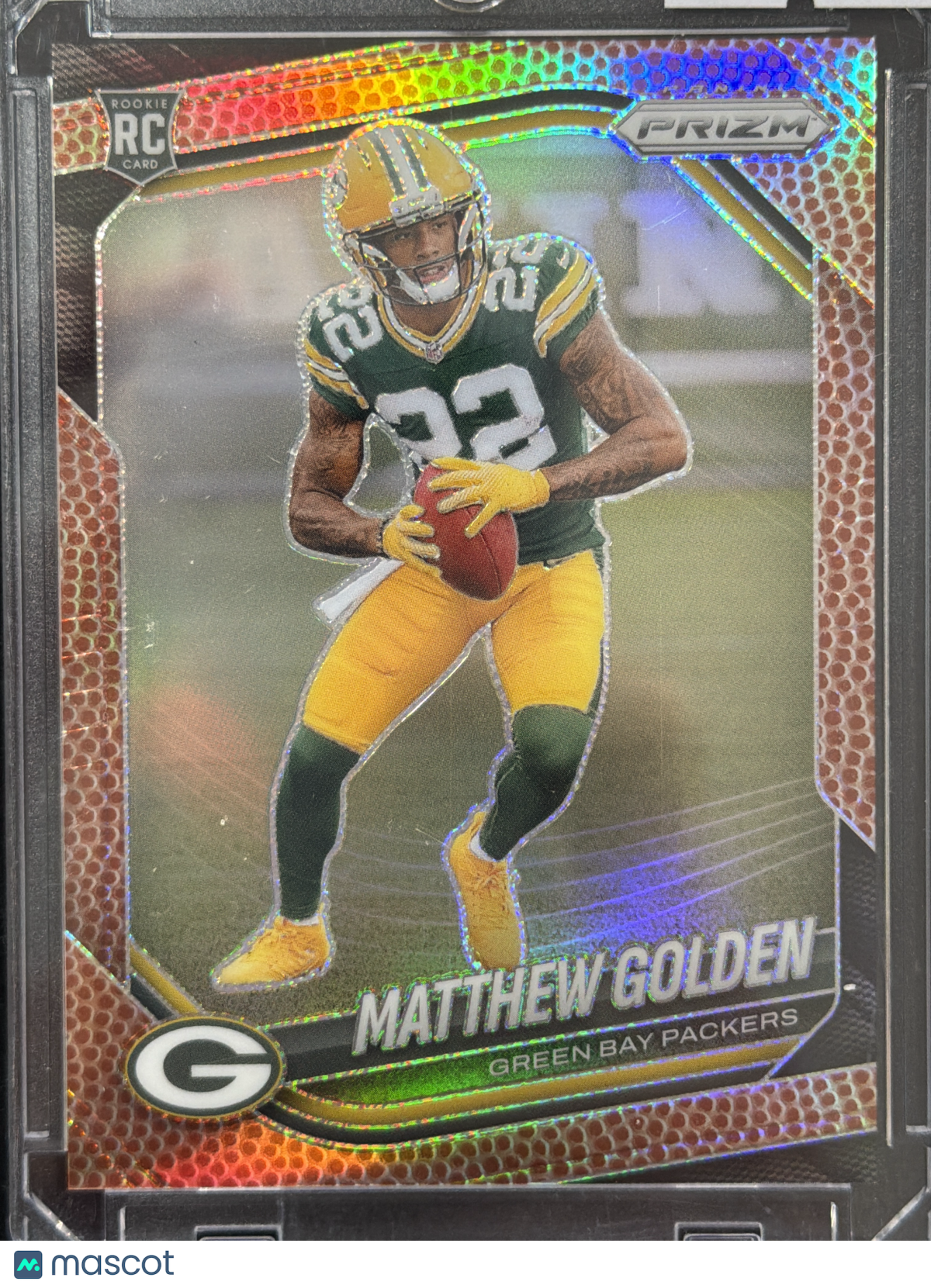 2025 Panini Prizm Football Matthew Golden #326 Orange /180 RC