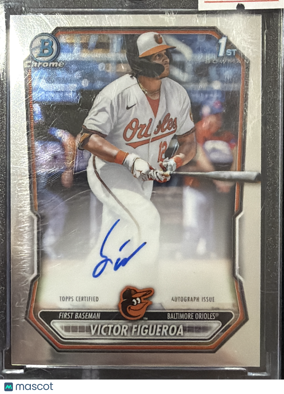 2025 Topps Bowman Chrome Victor Figueroa #CPA-VF 1st Bowman