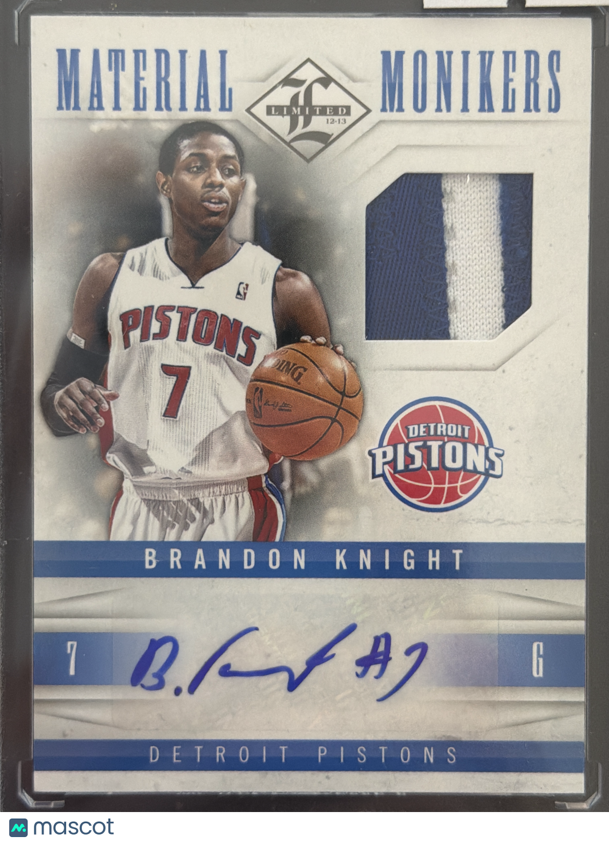 2012 Panini Limited Monikers Brandon Knight #14 Prime /25 Patch Memorabilia