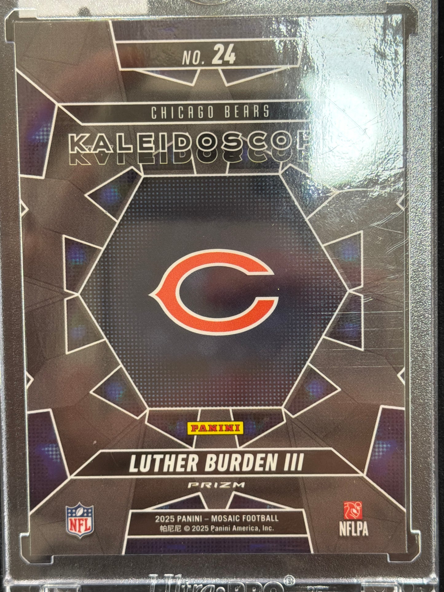 2025 Panini Mosaic Prizm Kaleidoscopic Luther Burden III #24 RC