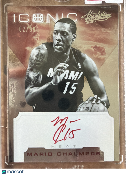 2012 Panini Absolute Iconic Mario Chalmers #10 /99