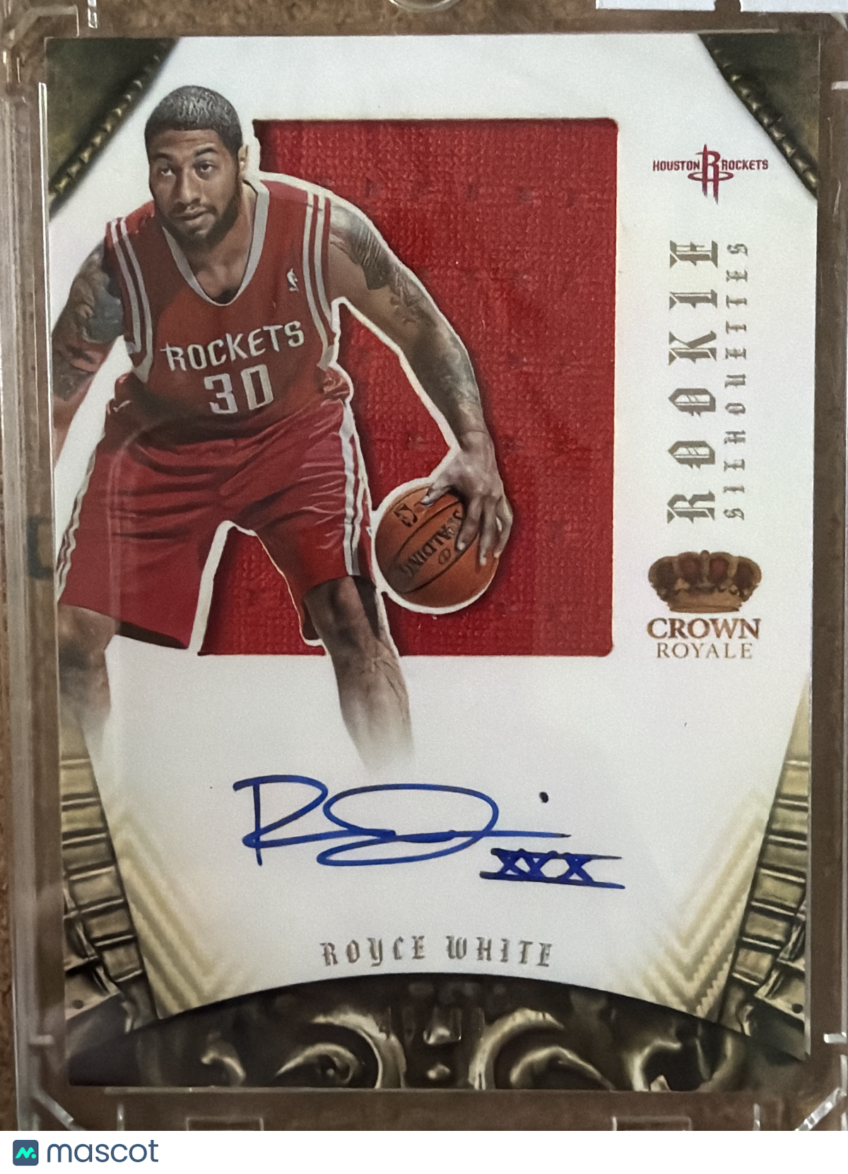 2013 Panini  Crown Royale Rookie Silhouettes Royce White #302 Jersey Patch