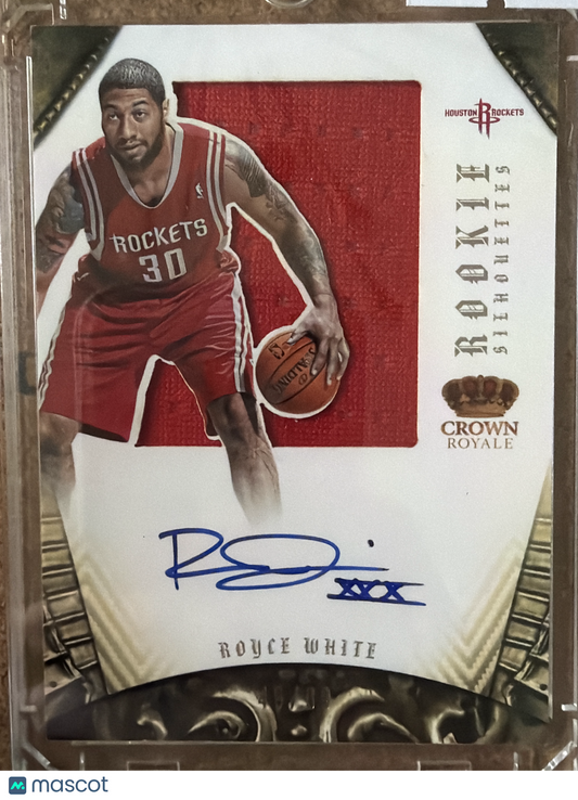 2013 Panini  Crown Royale Rookie Silhouettes Royce White #302 Jersey Patch