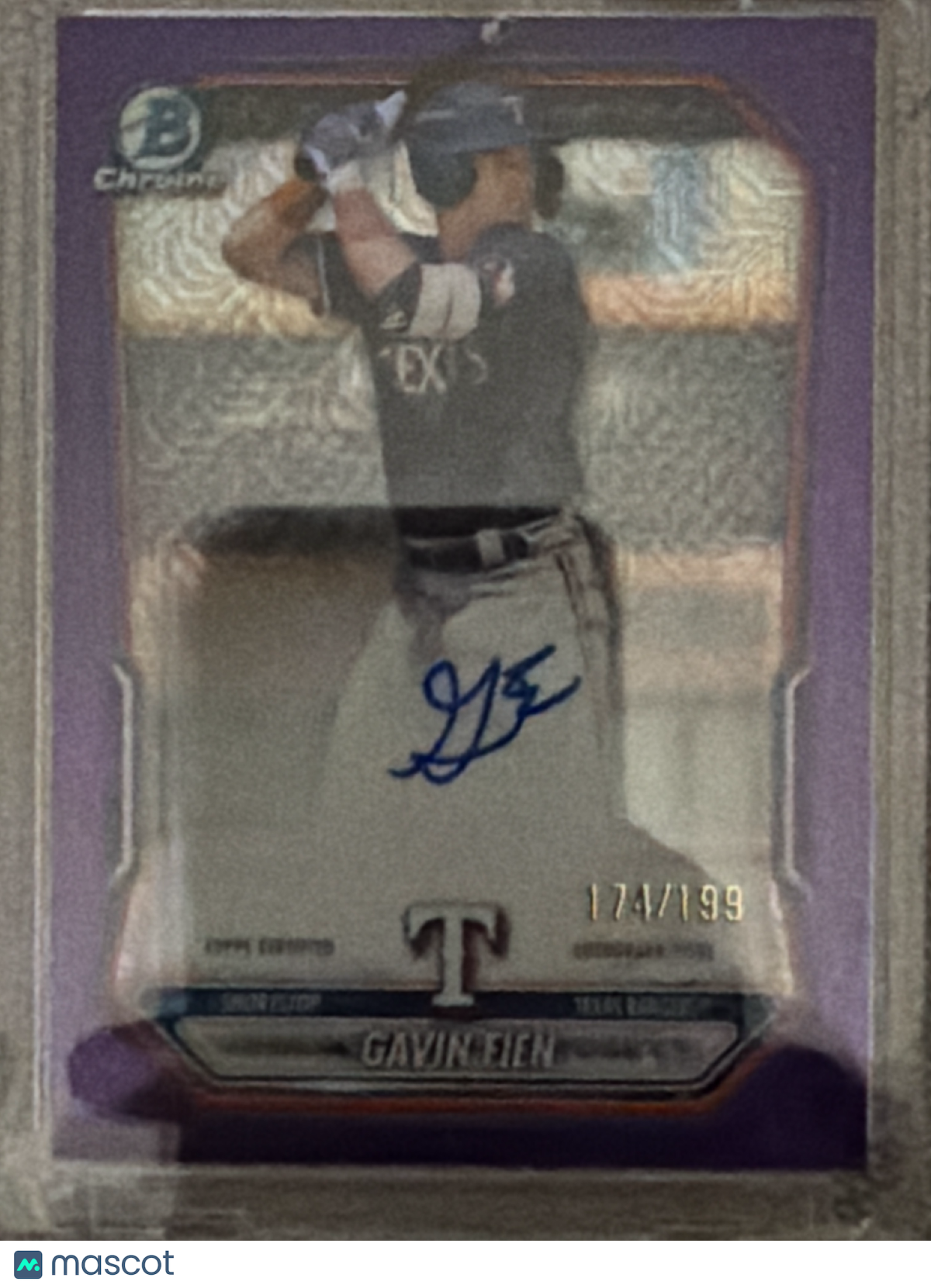 2025 Bowman Chrome Gavin Fien #BPA-GF Purple Refractor /199