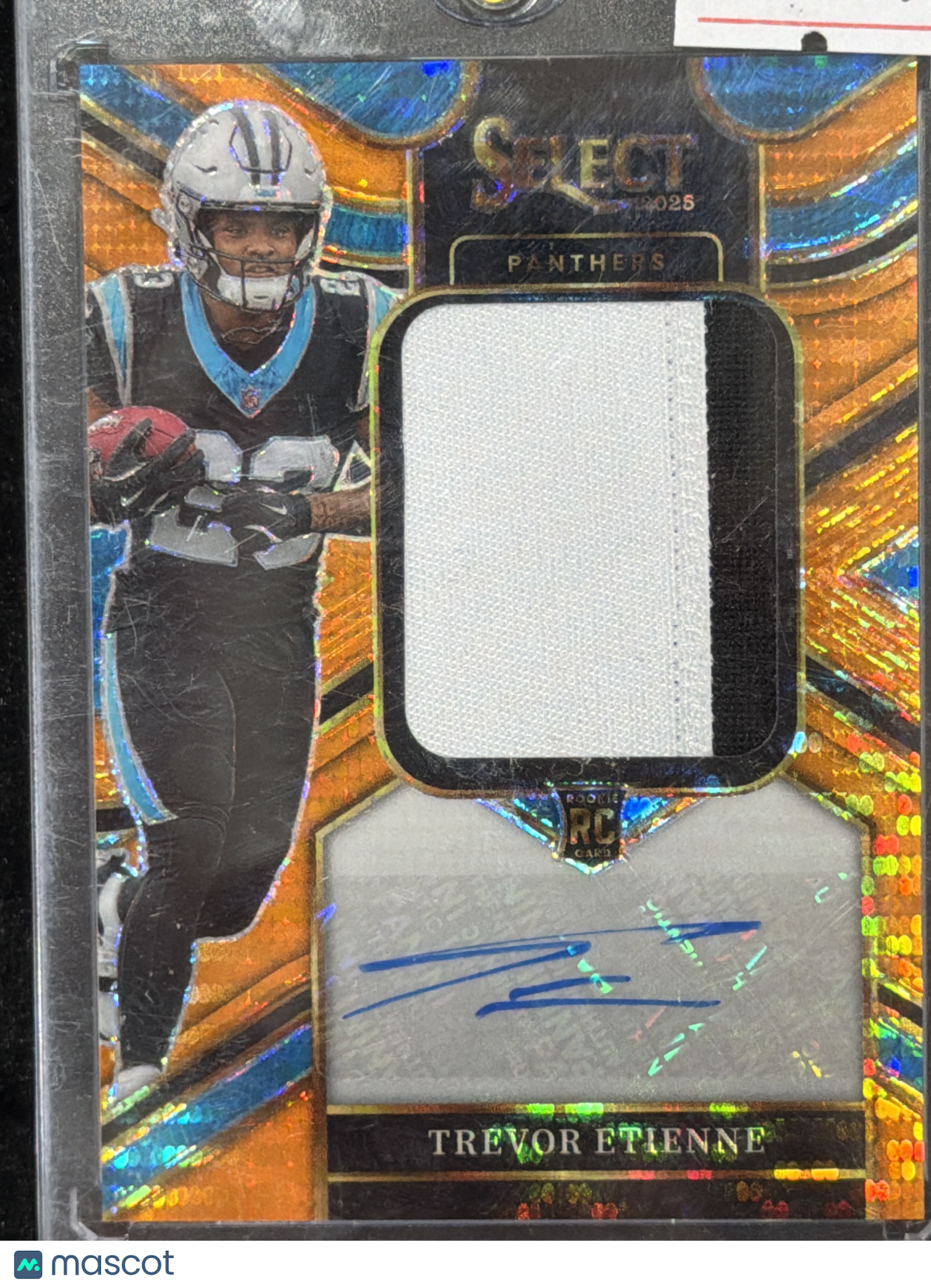 2026 Trevor Etienne #JRS-TEE  /45 RC Jumbo Rookie Signature Swatches Memorabilia