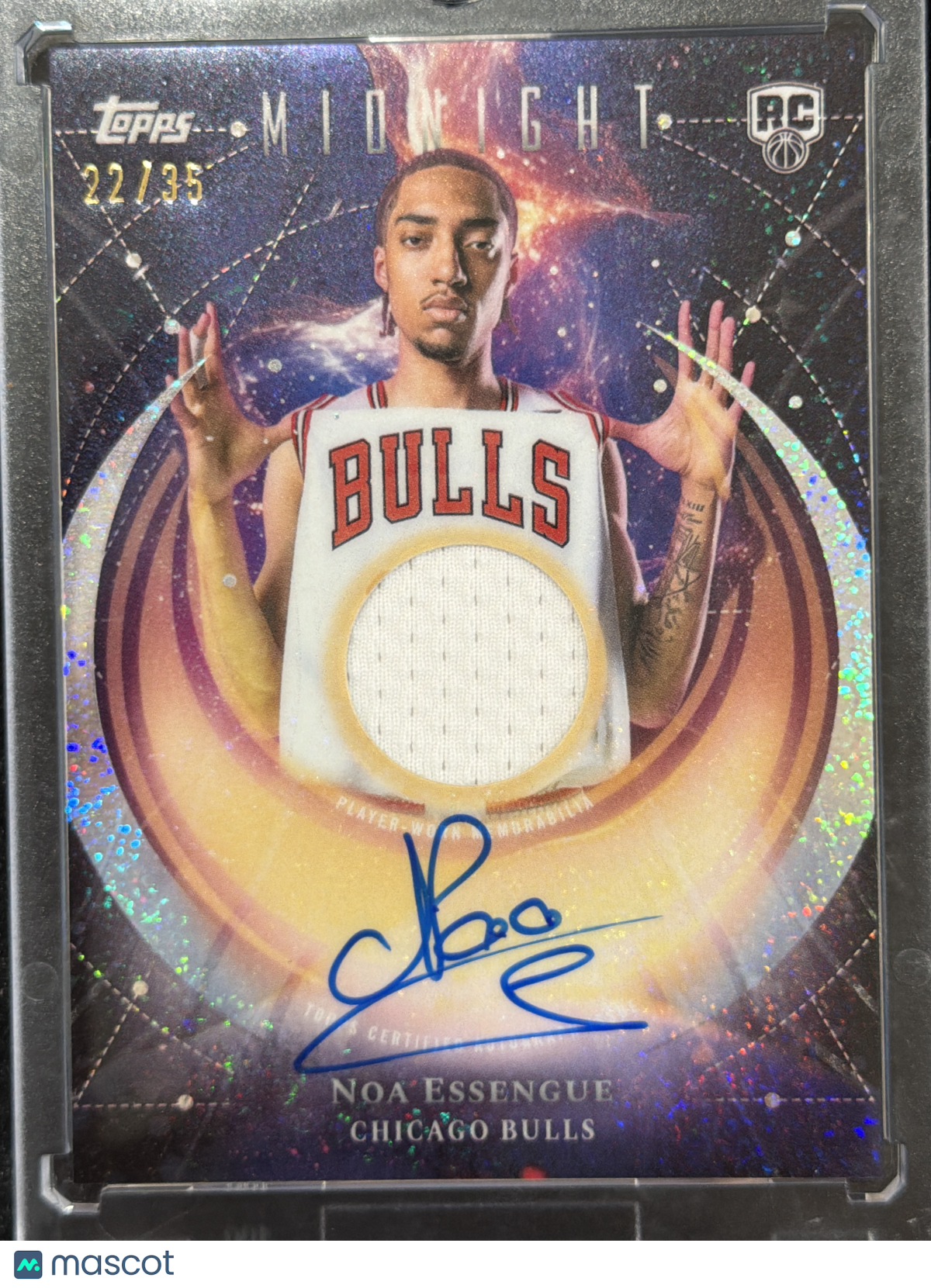 2025 Topps Noa Essengue #RJA-NE /35 Rookie Jersey Autograph RC Memorabilia