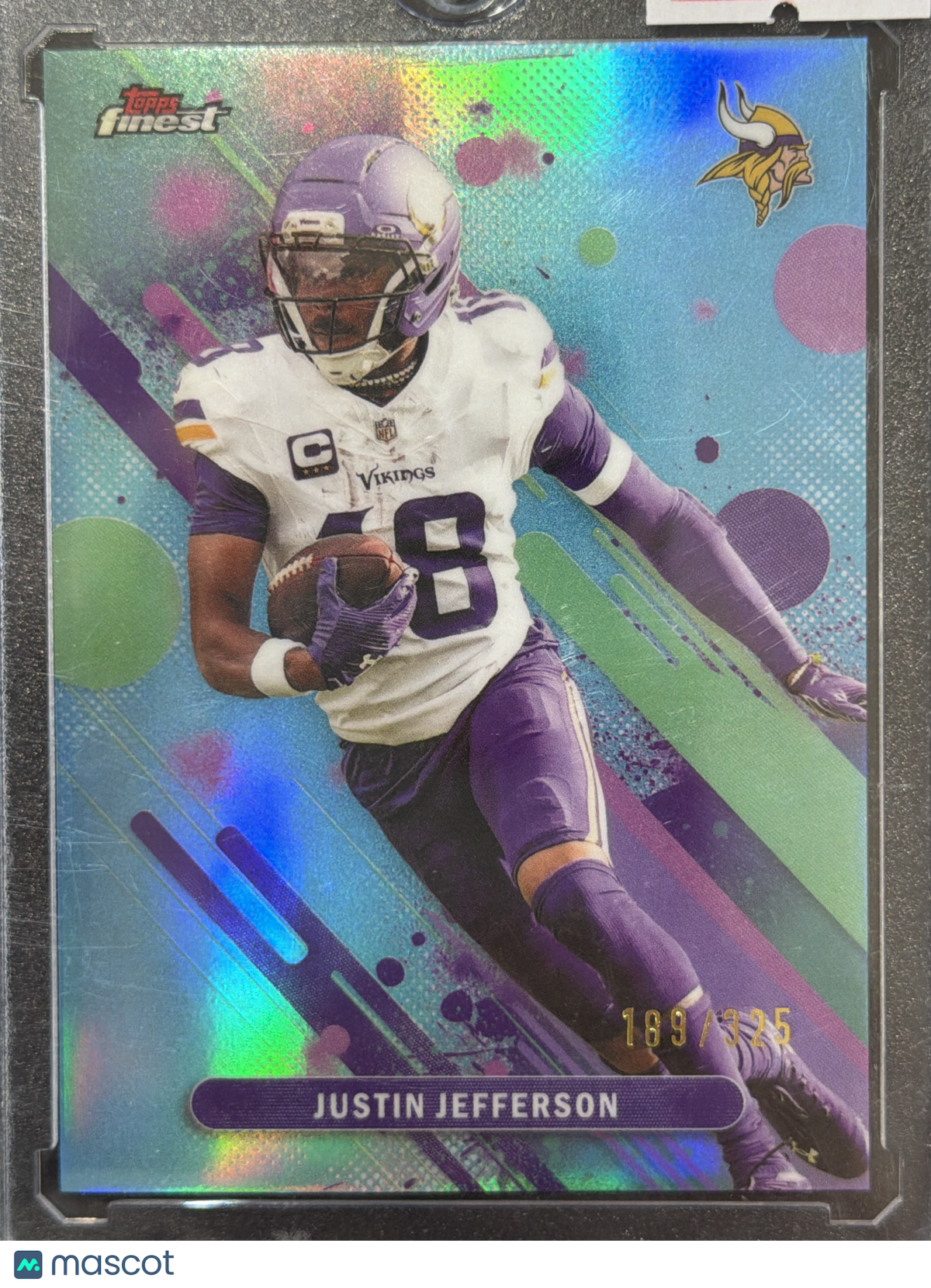 2025 Topps Finest Justin Jefferson #90 Refractor /325