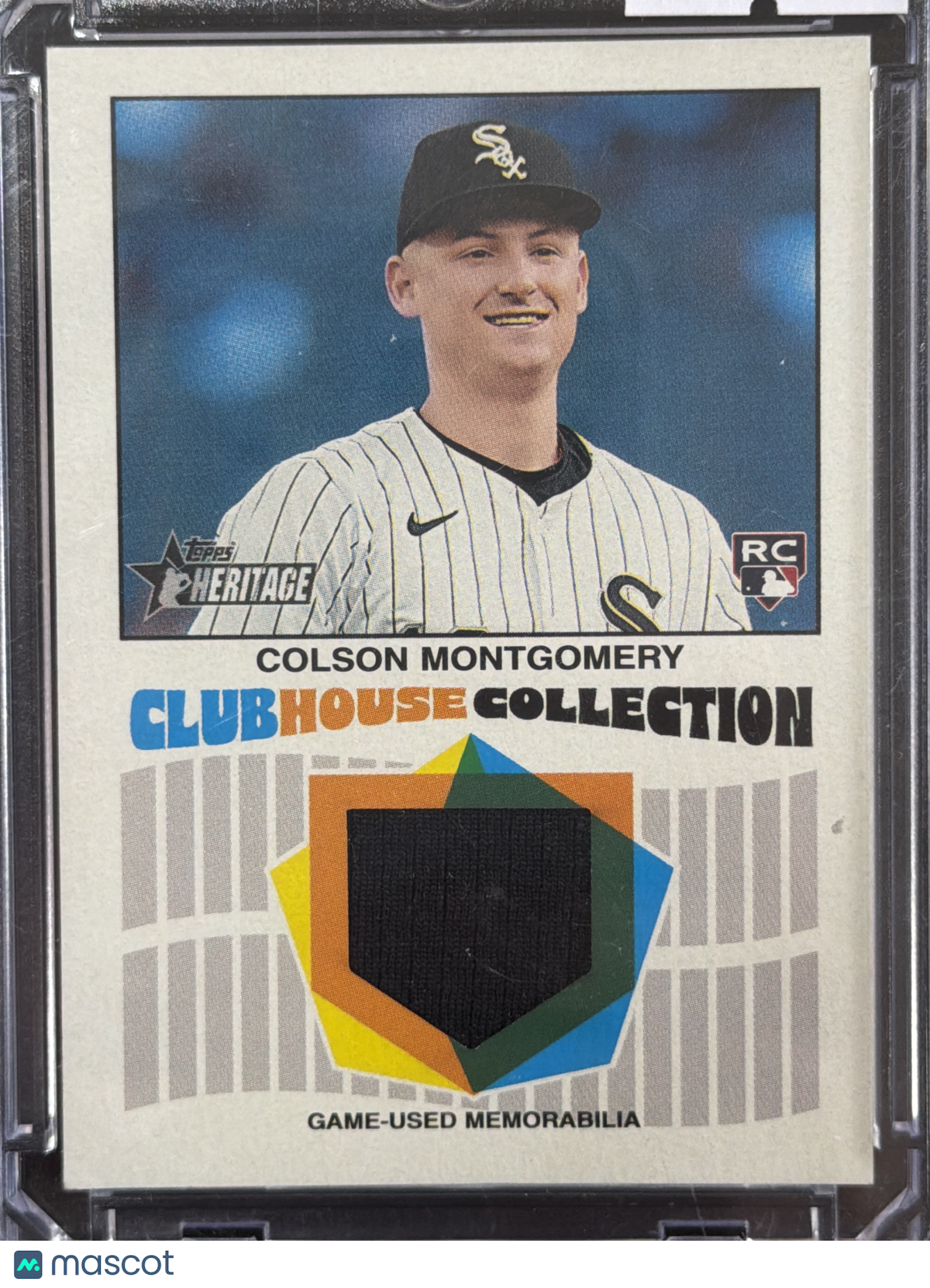 2026 Topps Heritage Colson Montgomery #CCR-CM Relic RC Game-Used Memorabilia