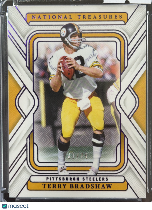 2025 Panini National Treasures Terry Bradshaw #85 /75