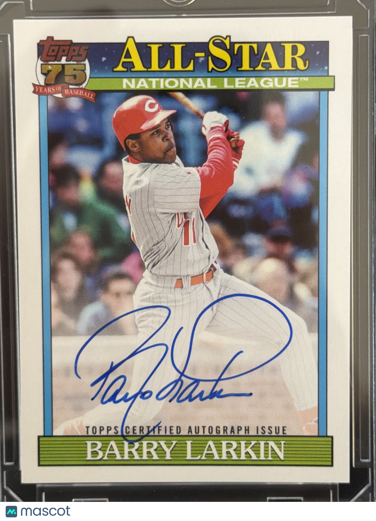 2026 Topps Baseball Barry Larkin #91AS-BL Topps Certified Autograph Issue