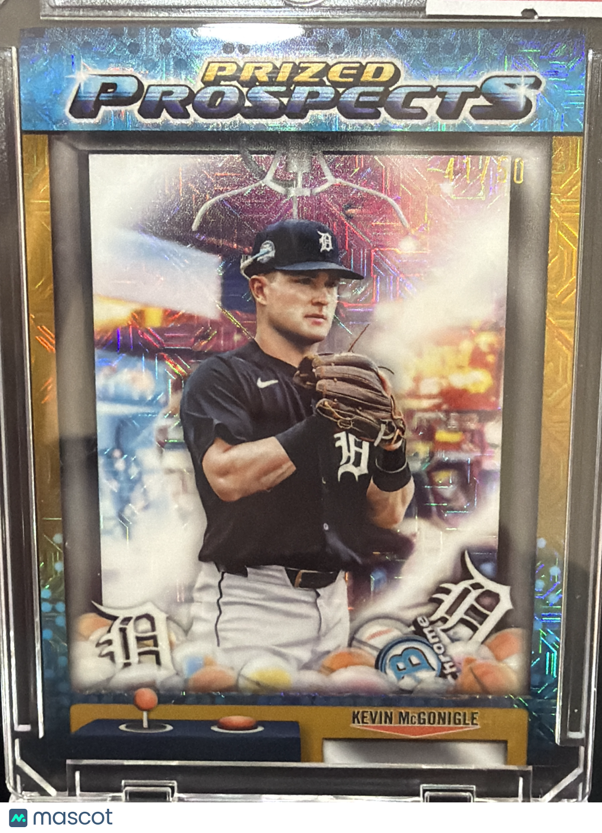 2025 Bowman Chrome Prized Prospects Kevin McGonigle #PP-2 Gold Refractor /150