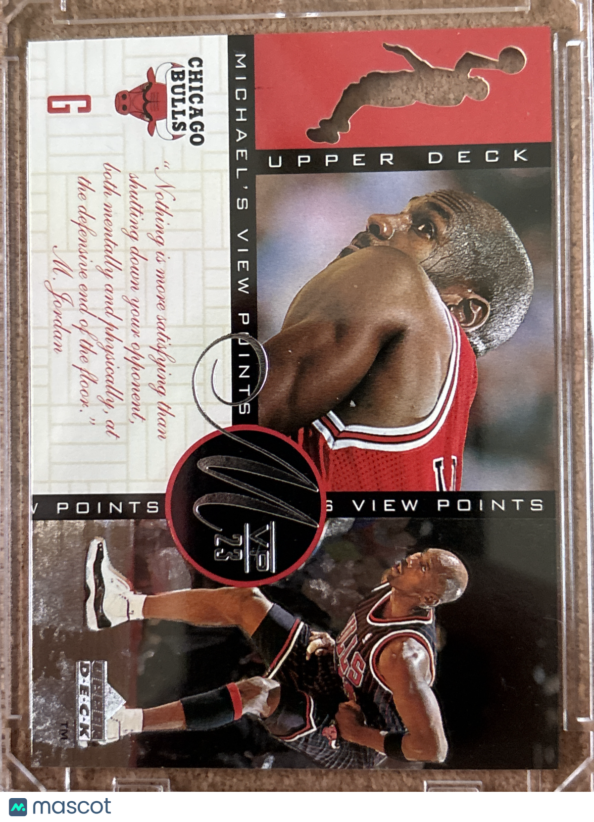 1997 Upper Deck Michael's View Points Michael Jordan #VP8