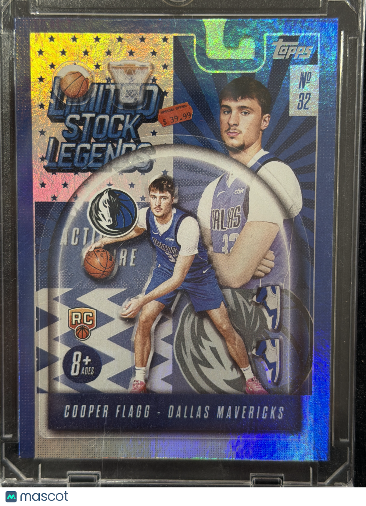 2025 Topps Limited Stock Legends Cooper Flagg #LST-1 RC